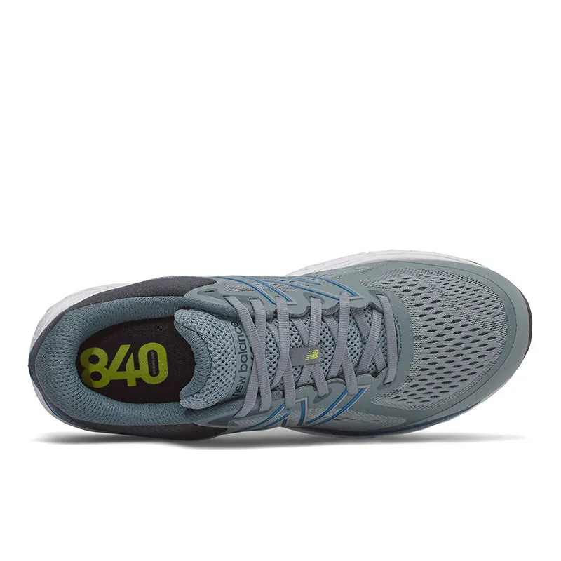 Arch Support Design 840v5 - Ocean Grey with Oxygen Blue - Men's