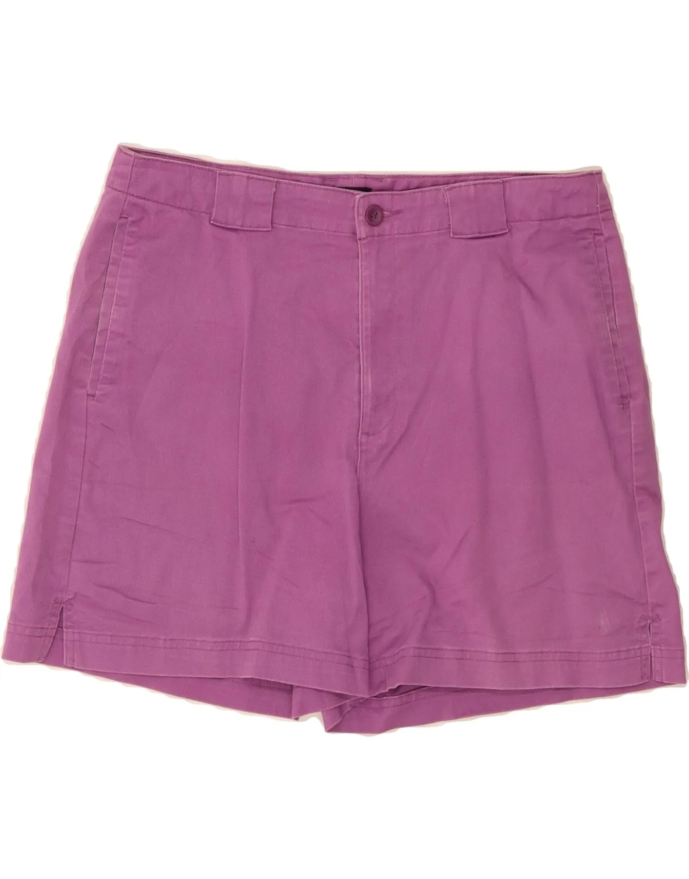 cardigan DOCKERS Womens Khakis Chino Shorts US 12 Large W32 Purple Cotton