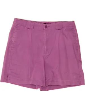 cardigan DOCKERS Womens Khakis Chino Shorts US 12 Large W32 Purple Cotton