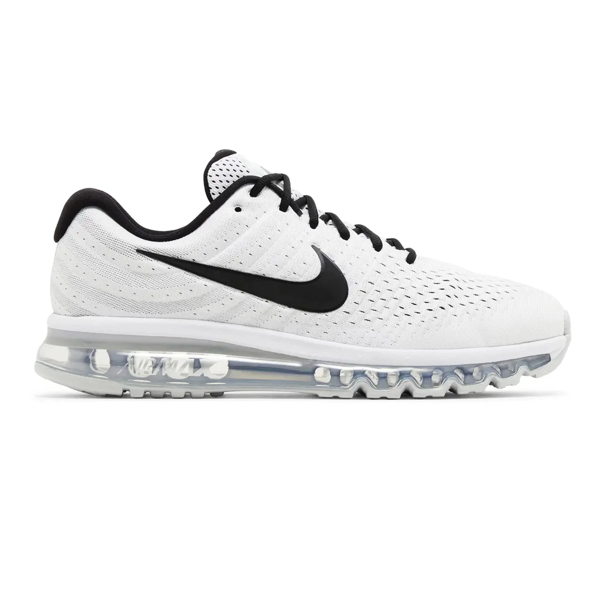 Nike Air Max 2017 'White Black' (2023) running in coastal areas