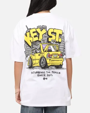 Seasonal Layer Fashion Comfort Key Street X FRKO Racoons T-Shirt White