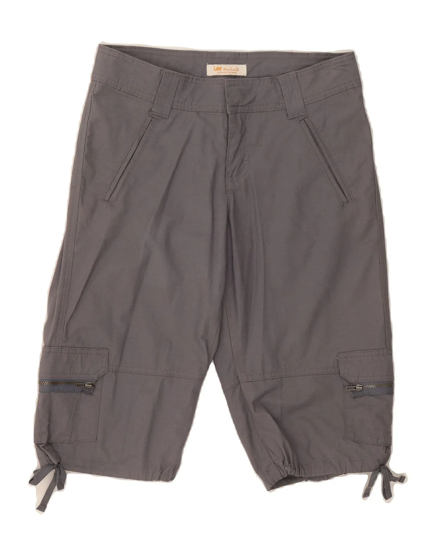 Hypoallergenic Textile Modern Look LEE Womens Cargo Shorts US 6 Medium W30  Grey Check Cotton