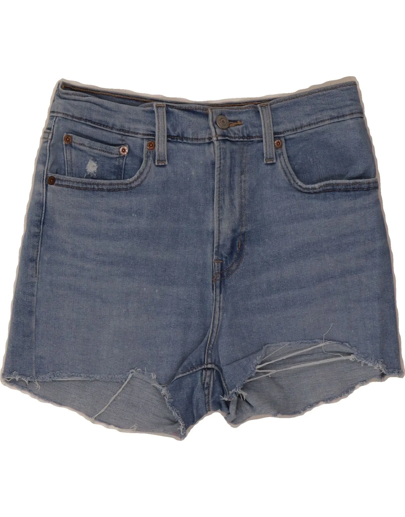 Airy Touch LEVI'S Womens Denim Shorts W28 Medium  Blue Cotton