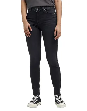 Lee pantalone in jeans leggero e morbido da donna Scarlett L626AE47 nero Daily Casual Minimal Fading
