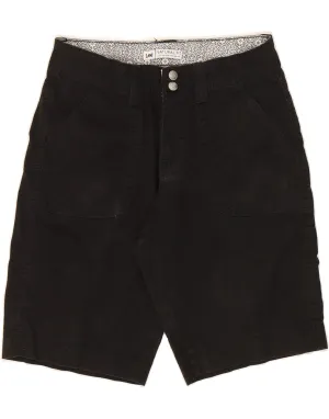 LEE Womens Natural Fit Chino Shorts W28 Medium  Black cyclists Layered Look