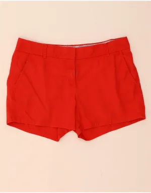 Warm Vibe Daily Comfort J. CREW Womens Broken In Chino Shorts US 6 Medium W30 Red Cotton