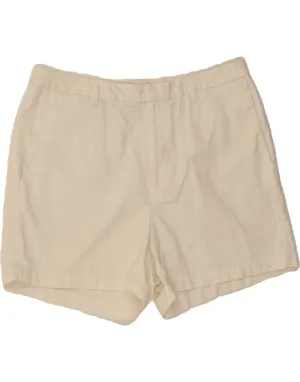UV Protection Fabric Subtle Charm BANANA REPUBLIC Womens Chino Shorts US 12 Large W32  Off White Cotton