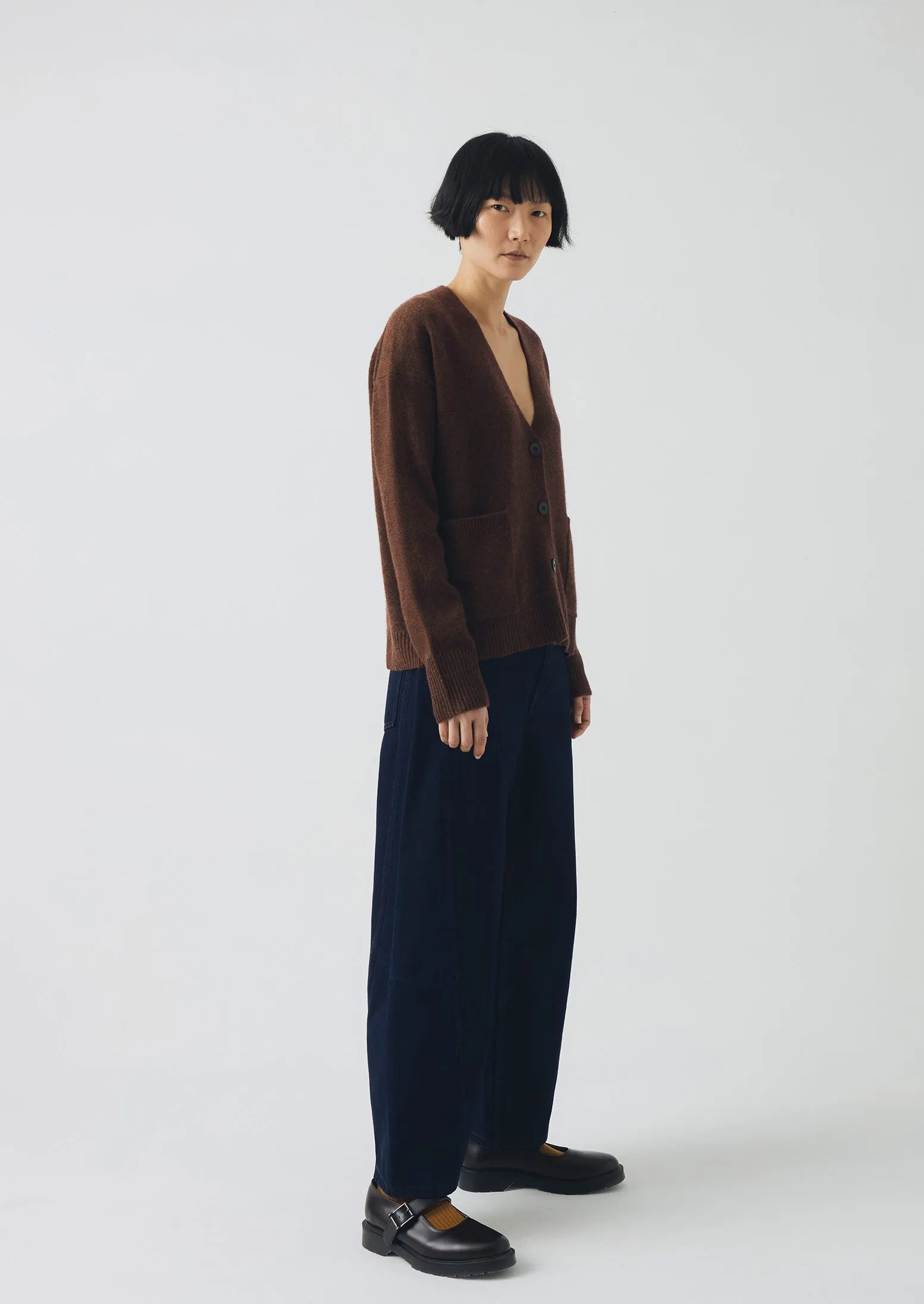 ReflectiveAccentDetails Tough Materials Twisted Seam Japanese Denim Pants | Indigo