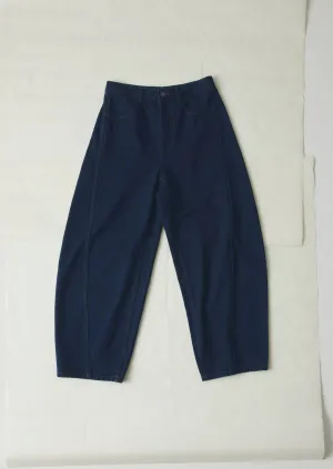 Breathable Style Twisted Seam Japanese Denim Pants | Indigo