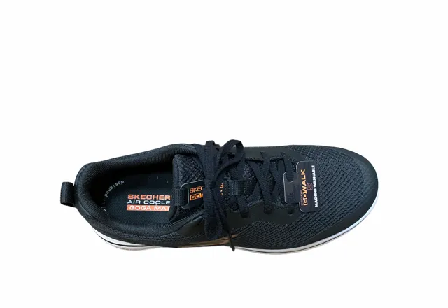 Skechers Go Walk 5 Squall 216011/BKOR nero-arancione Lightweight Mesh Shoes professional runner