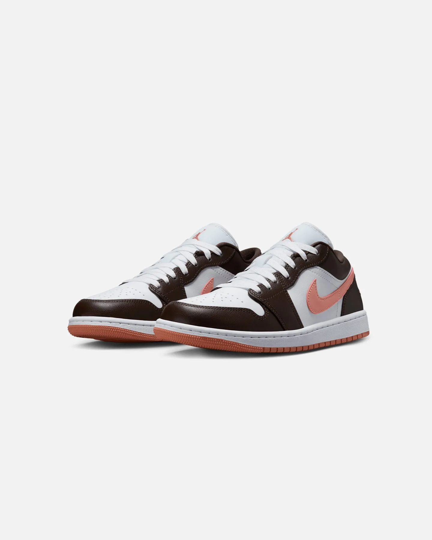 Jordan Women's Air Jordan 1 Low "Brown & Pink" White/Brown Japan Neat Garden Mood