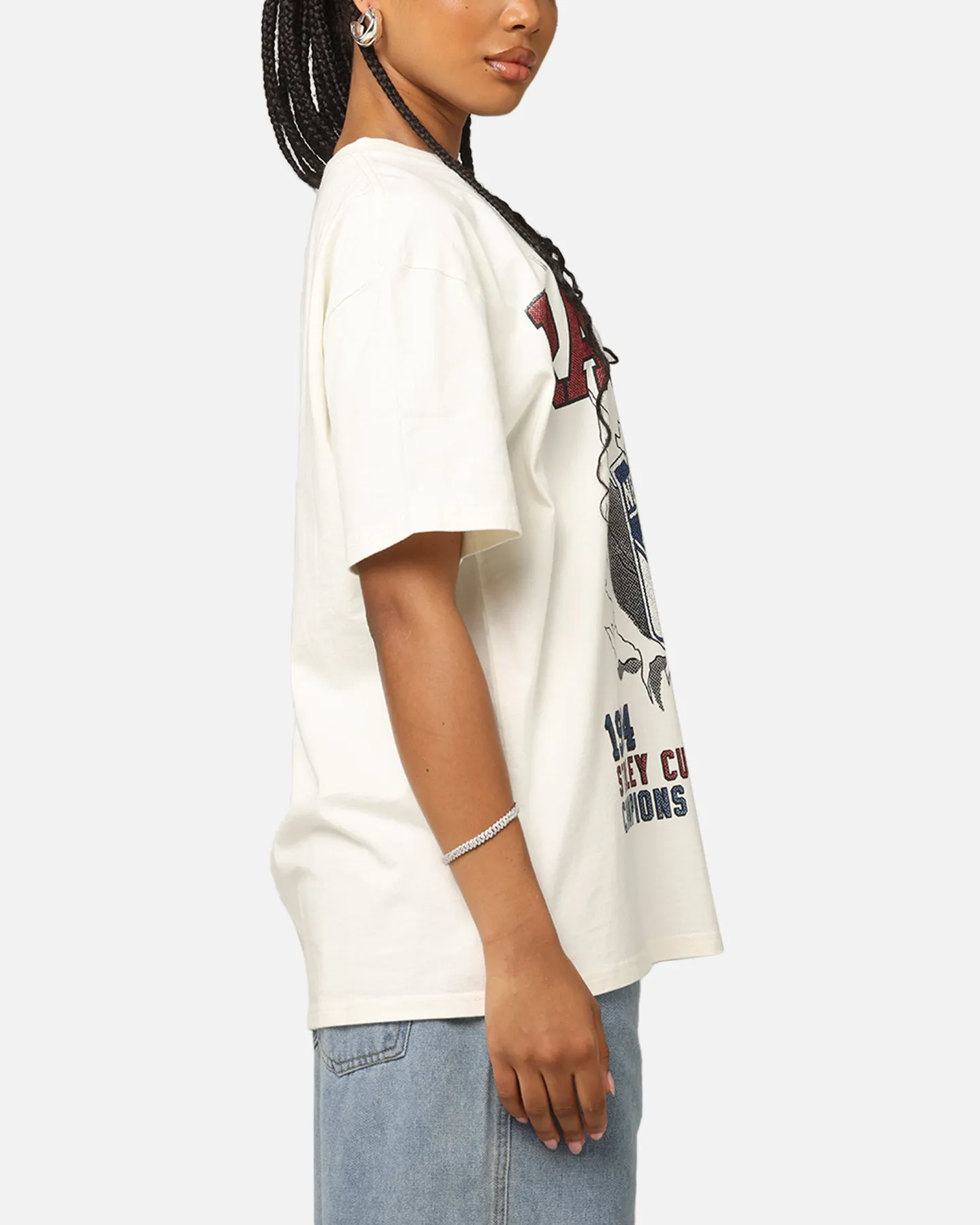 Culture Kings New York Rangers Heavy T-Shirt Off White Popular