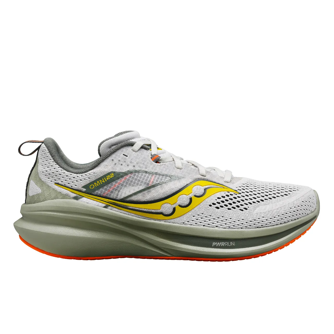perforated shoes Saucony scarpa da corsa da uomo Omni 22 S20926-110 nebbia verde ramo
