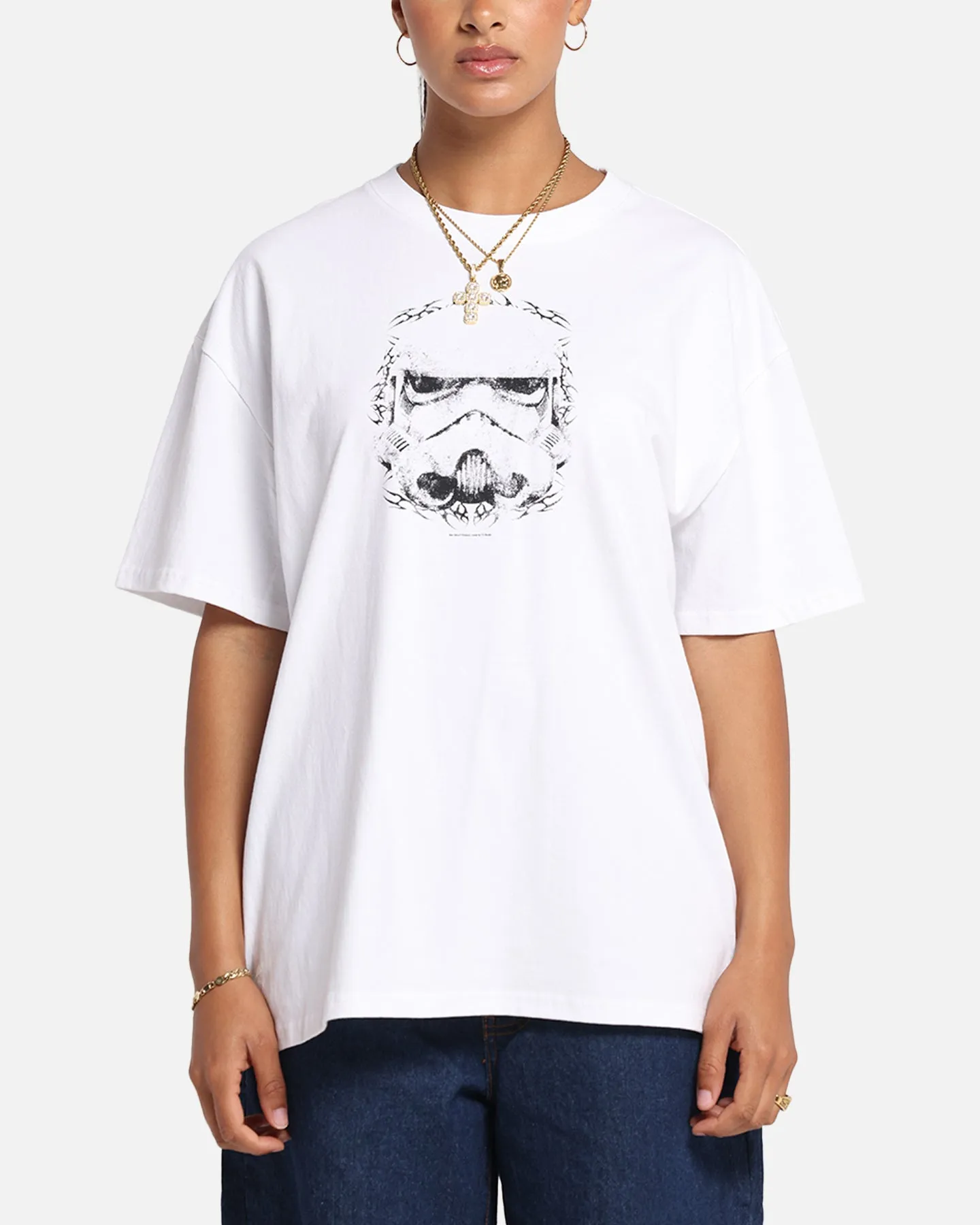73 Studio Star Wars Join The Empire Vintage T-Shirt White Light Outfit