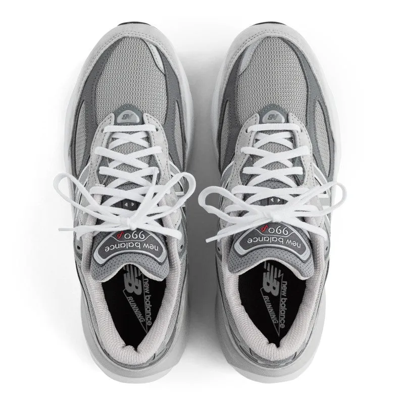 990v6 - Grey - Men's odor - resistant running option