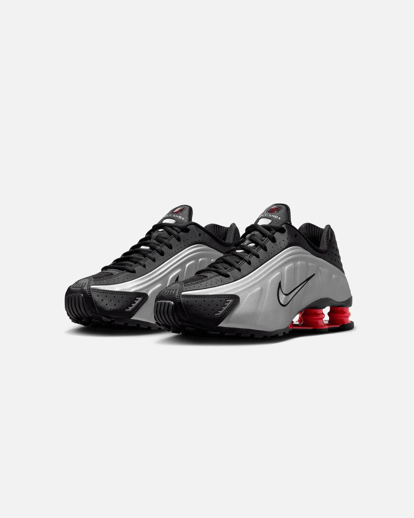 Nike Women's Shox R4 Black/Silver Trend Glow Zero Drop Platform