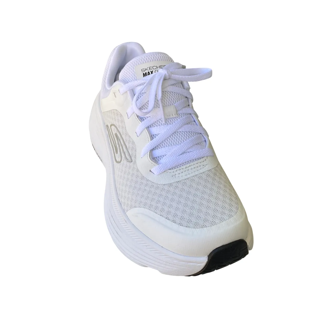 Skechers scarpa da corsa da donna Max Cushioning Endeavour 129470/WBK bianco core strength quick - drying - efficiency shoes