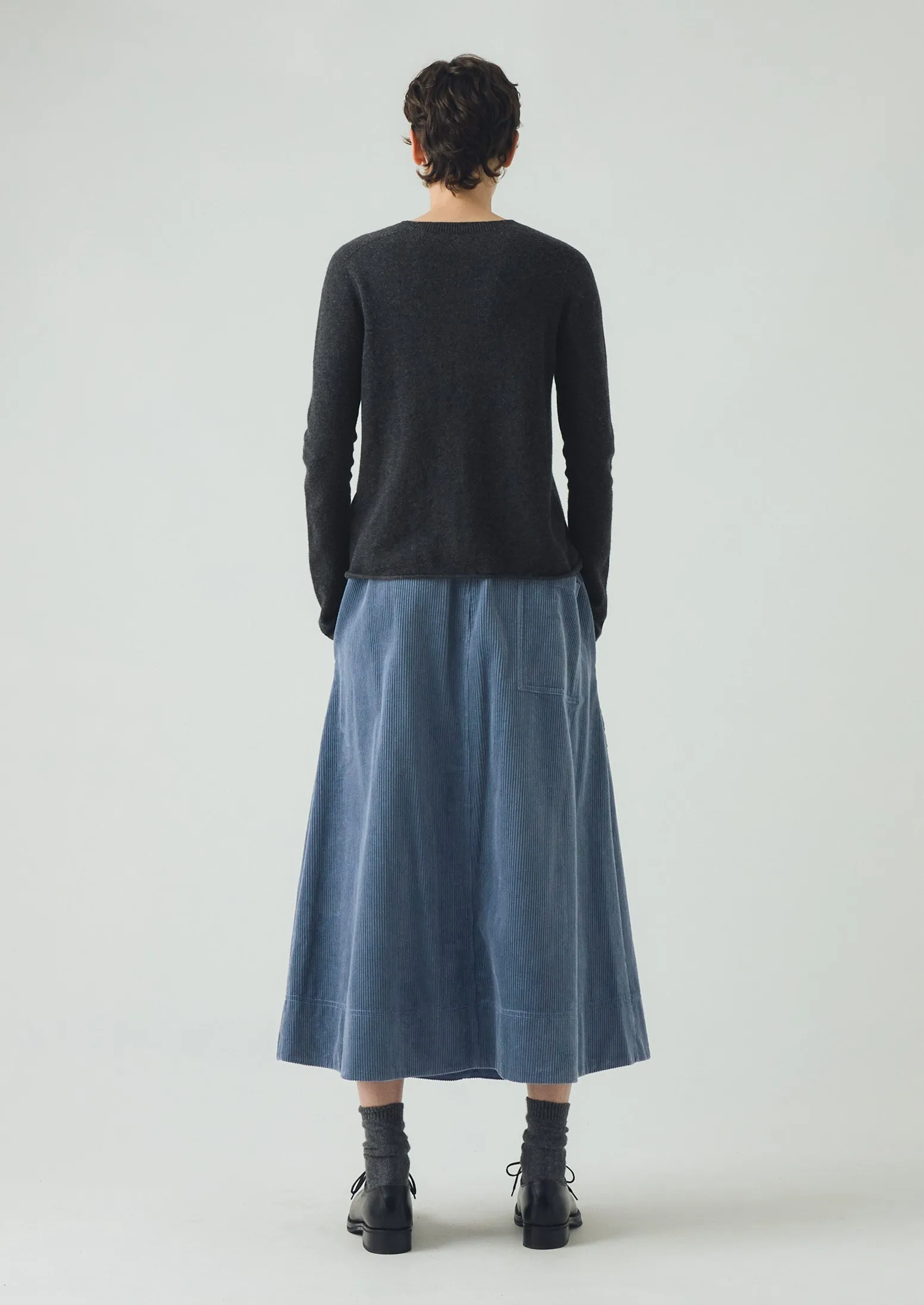 Modern Luxe Organic Cord A Line Skirt | Myrtle