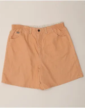 LEE Womens High Waist Denim Shorts US 16 2XL W34  Pink Cotton Breathable Comfort Urban Flex