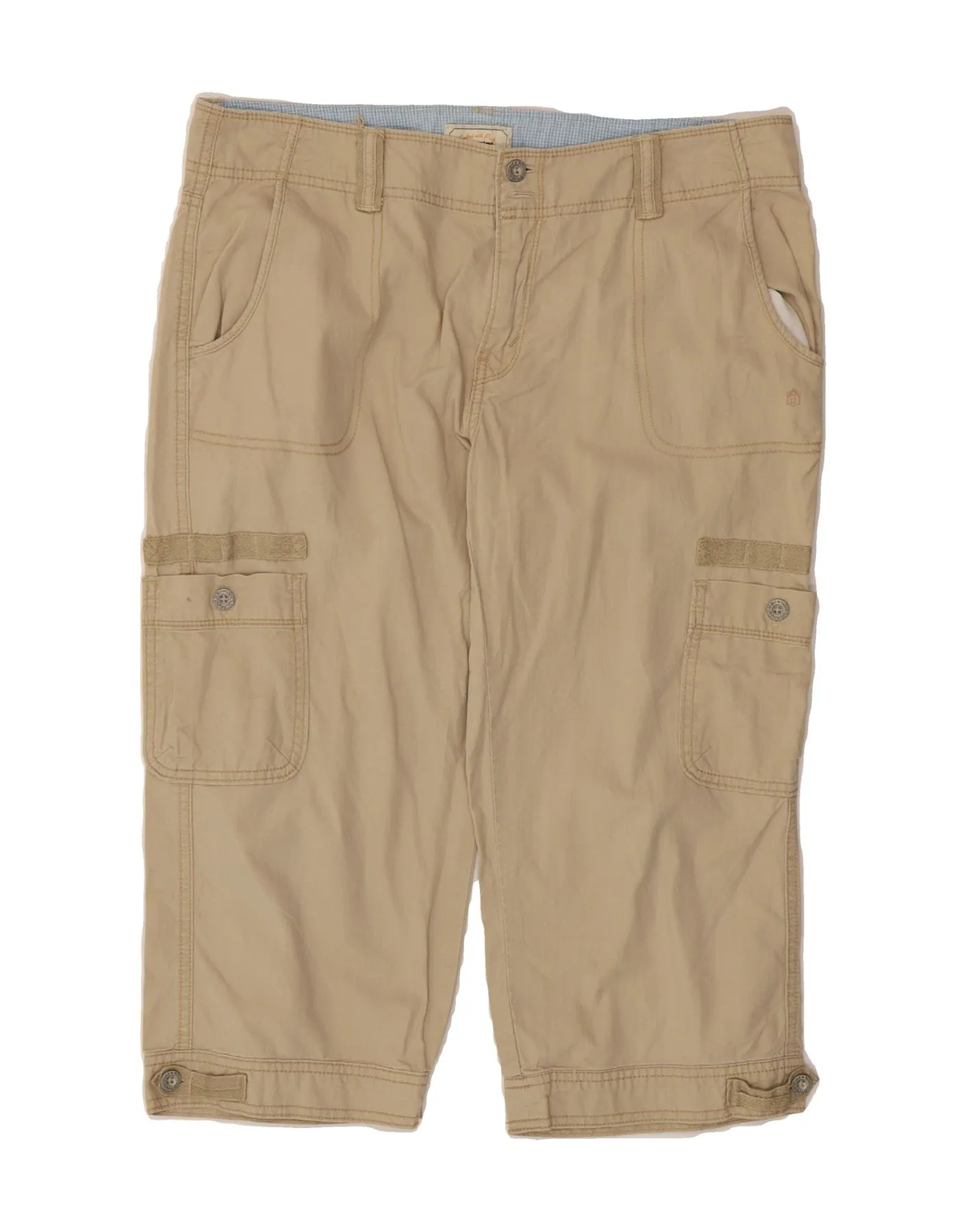LEVI'S Womens Bermuda Cargo Shorts US 8 Medium W32  Beige Cotton garden party wear