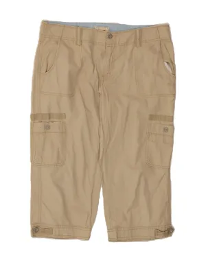 LEVI'S Womens Bermuda Cargo Shorts US 8 Medium W32  Beige Cotton garden party wear