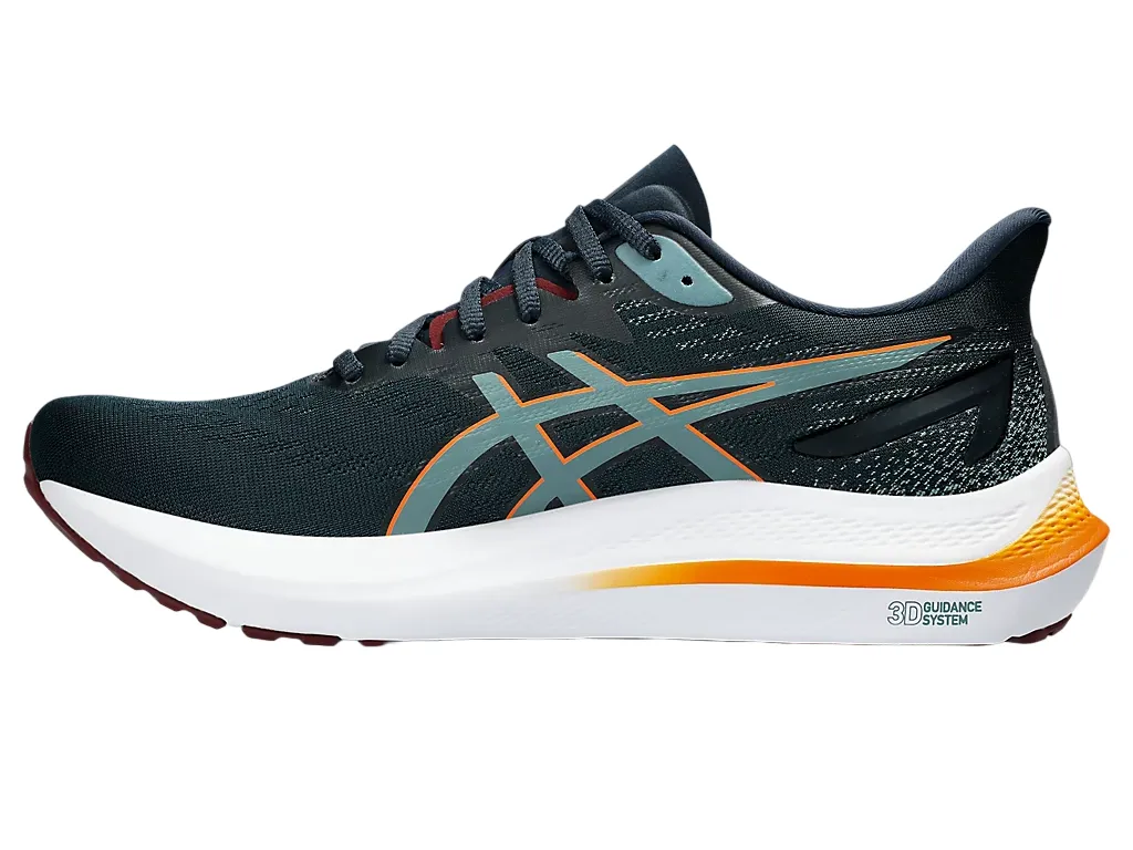 Asics scarpe da corsa da uomo GT-2000 12 1011B691-401 blu alzavola Impressive shock absorption Tensile Fiber Upper