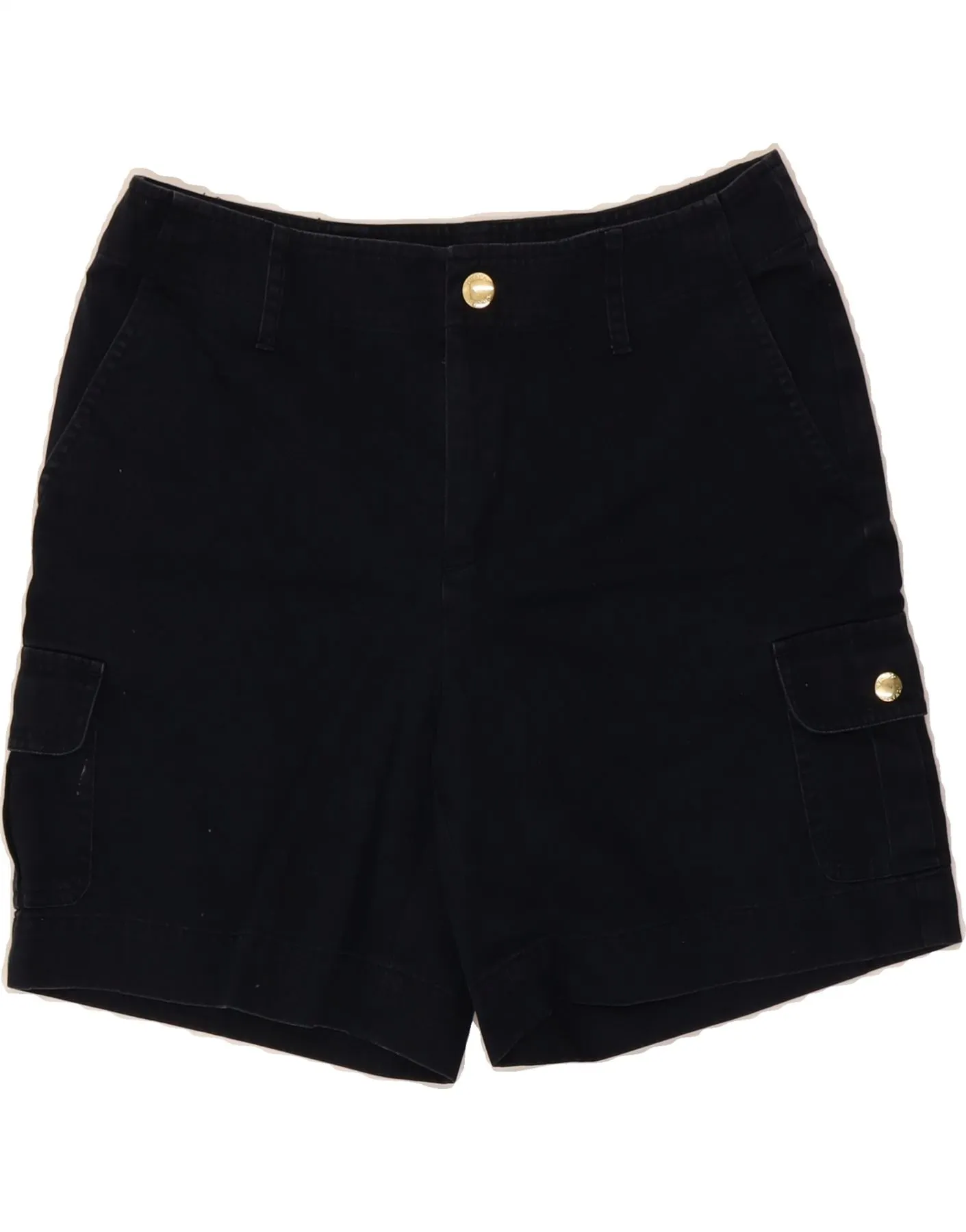Trendy Style Semi Formal CHAPS Womens Cargo Shorts US 4 Small W30  Navy Blue Cotton