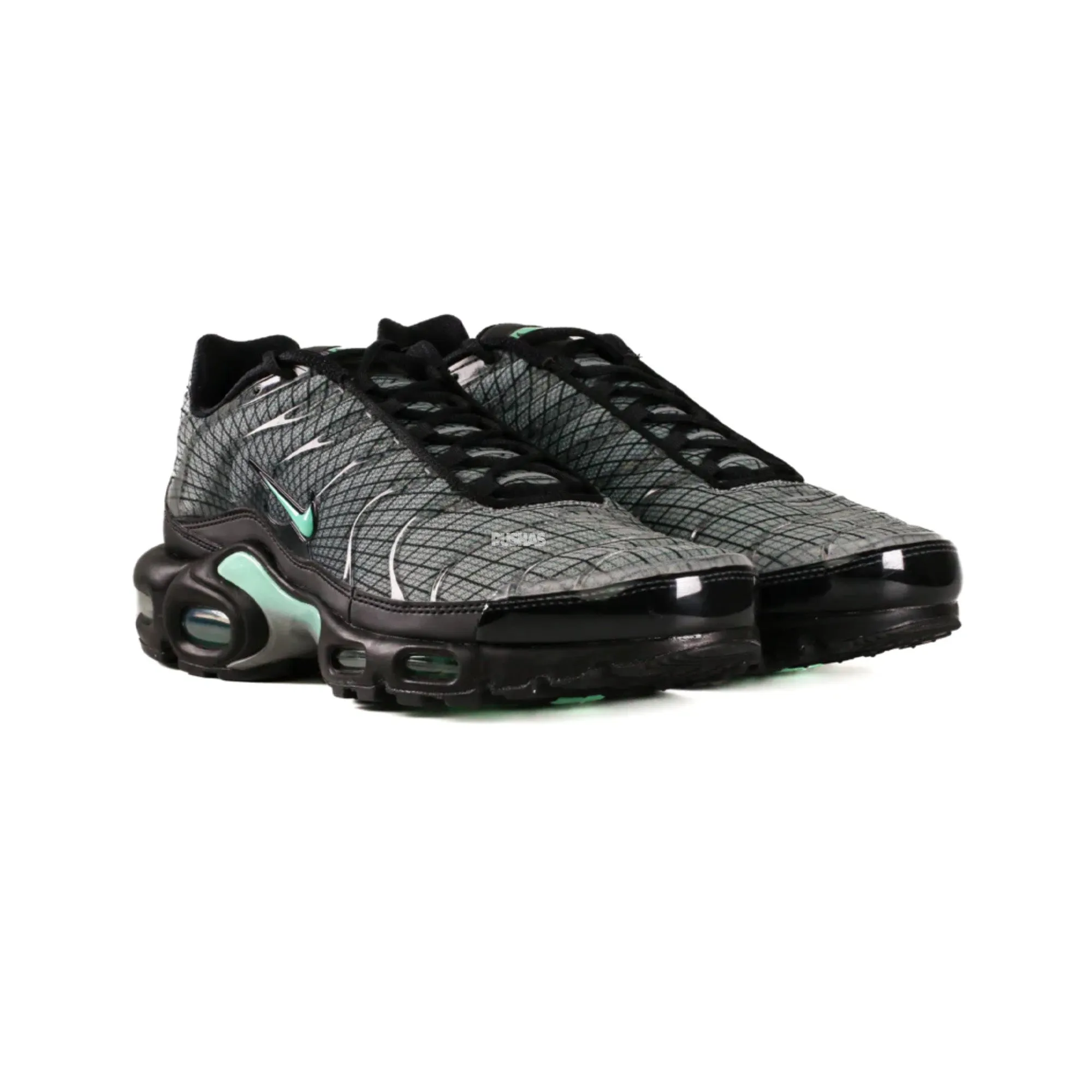 Nike Air Max Plus TN 'Black Turquoise' (2022) sprinting footwear