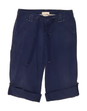 LEE Womens Bermuda Casual Shorts US 9/10 Large W32  Navy Blue Cotton Outdoor Movement Everyday Basic
