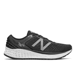 hilly track running wear Snow - Resistant 1080v9 - Black with White - Men's