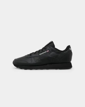 mud proof Reebok Women's Classic Leather Black