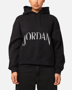 Cycling Apparel Jordan Women's Brooklyn Fleece Pullover Hoodie Black/Sail