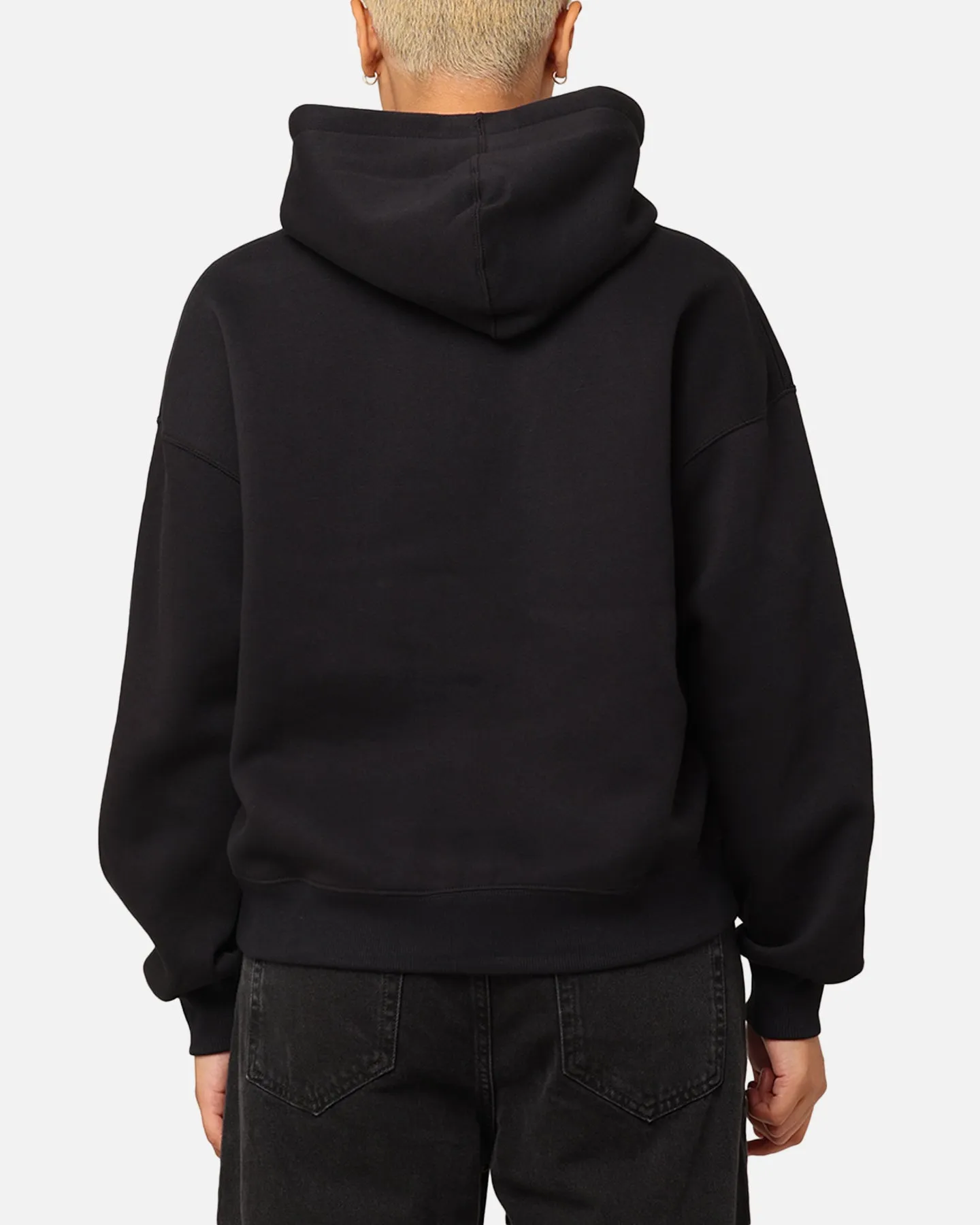 Jordan Women's Brooklyn Fleece Pullover Hoodie Black/Sail Rhino like College Campus