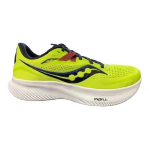 lightweight construction shoes adjustable straps shoes Saucony scarpa running uomo Ride 15 S20729 25 acid lime-spice chaux