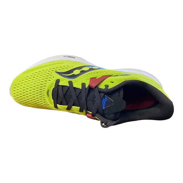 walking shoes Multi Zone Ventilation Saucony scarpa running uomo Ride 15 S20729 25 acid lime-spice chaux
