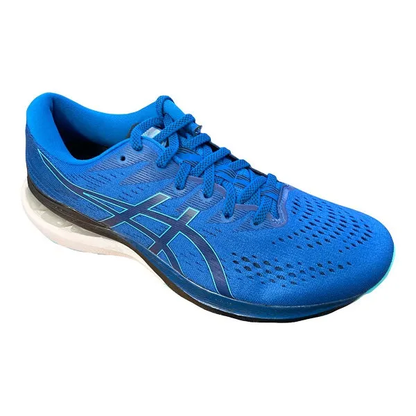 Asics scarpa da corsa da uomo Gel Kayano 28 1011B189 402 blu nero training shoes Reinforced Heel Cup