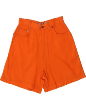 Stain Resistant Treatment Lace trim STACCATO Womens Casual Shorts Small W26  Orange Cotton