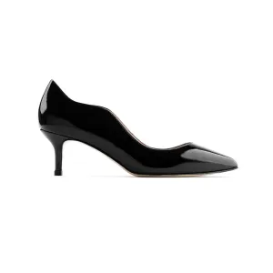 Comfortable Upper Cute Heels Geometric Heels The Oleah Classic 50 - Black
