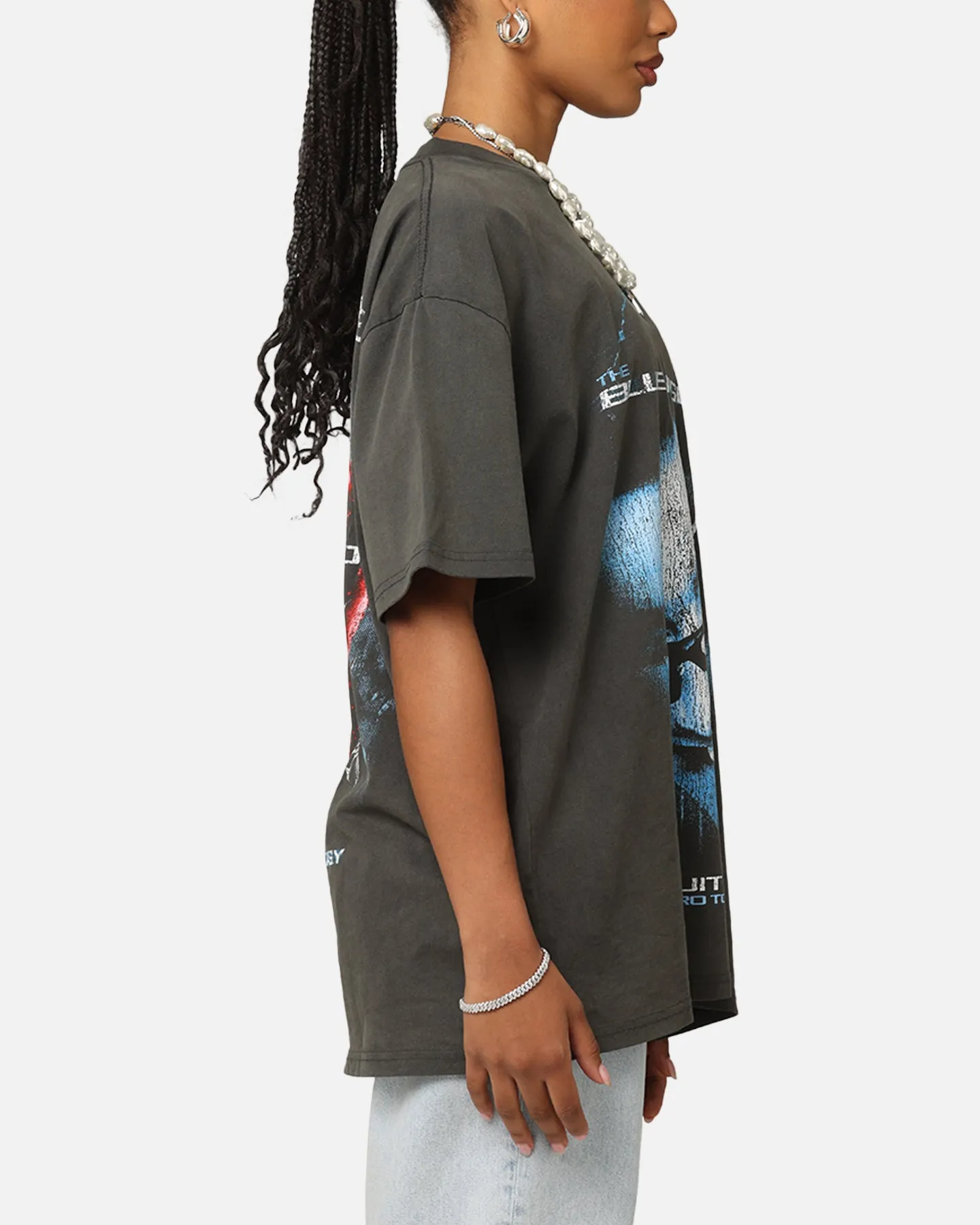 Light Fit Wear Chill Comfort Goat Crew X The Wiggles Blue Wiggle Heavy T-Shirt Black Wash