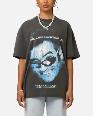 Goat Crew X The Wiggles Blue Wiggle Heavy T-Shirt Black Wash Recycled Material