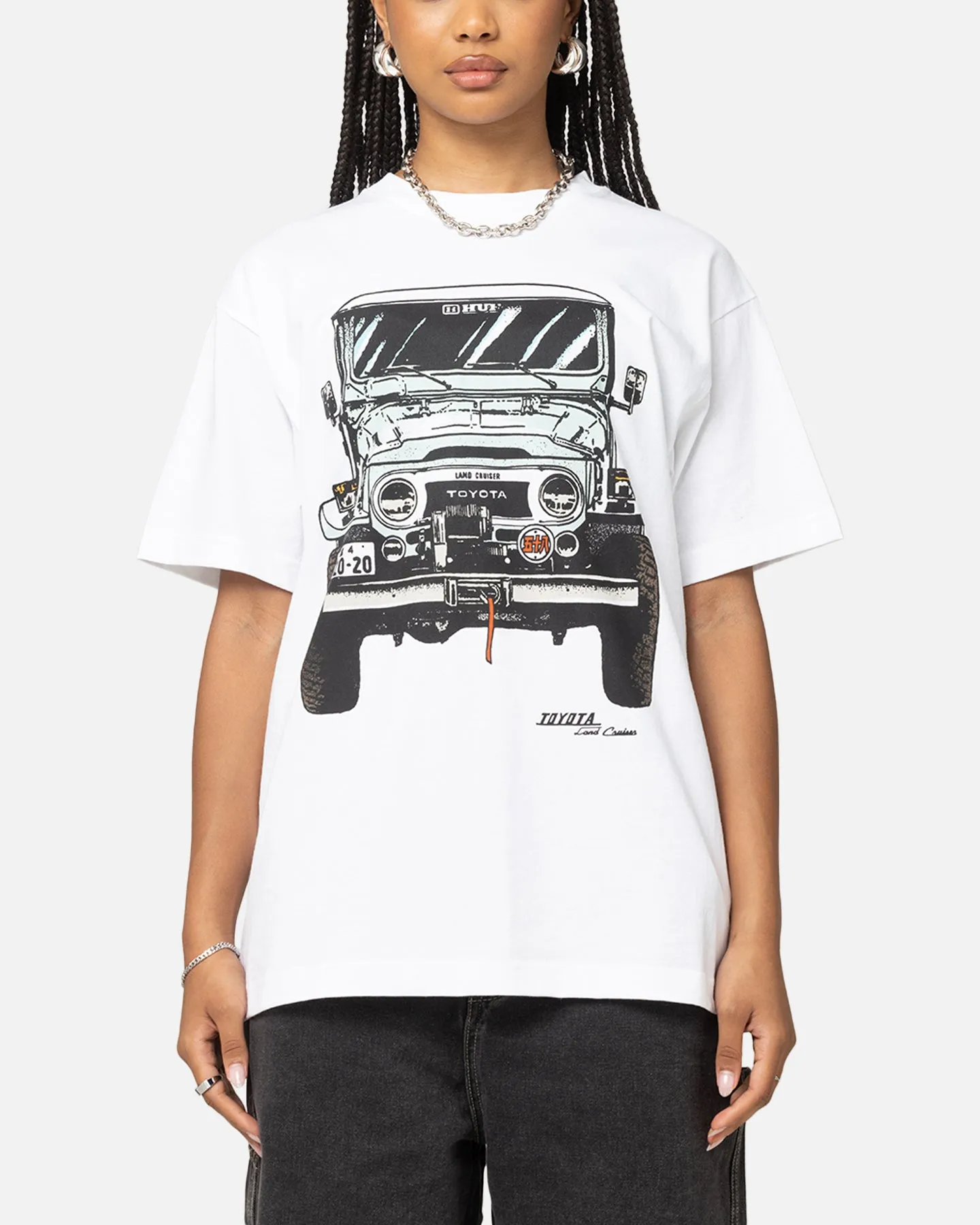 Huf X Toyota Sixties T-Shirt White Tight Fit Spring Wear