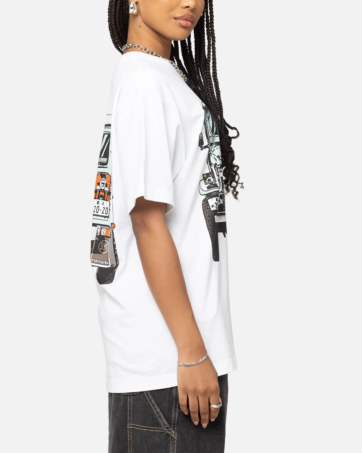 Huf X Toyota Sixties T-Shirt White Non Irritating Seams Street Trend Look