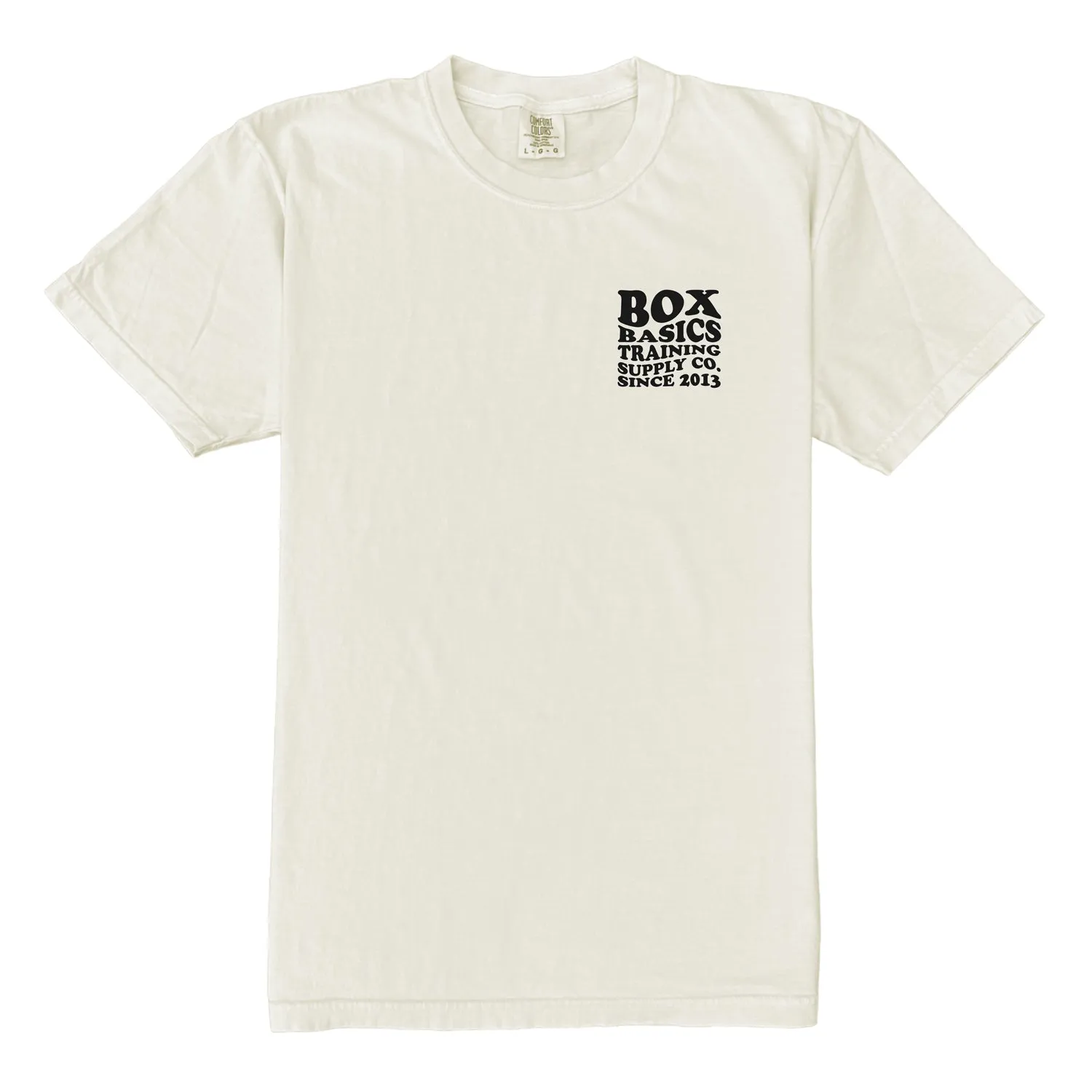 Box Basics Supply Co. Tee Chilly Weather Style Foam Print Detail