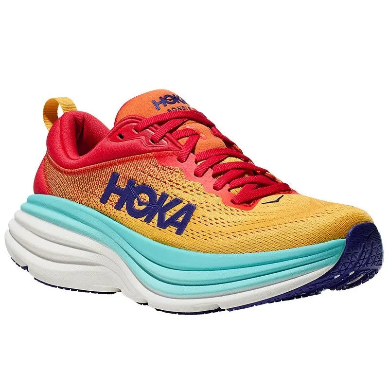 Dynamic Fit Lacing flexible outsole running shoes Hoka One One Bondi 8 1123202/CRSCL | Scarpe Running Uomo Ammortizzate