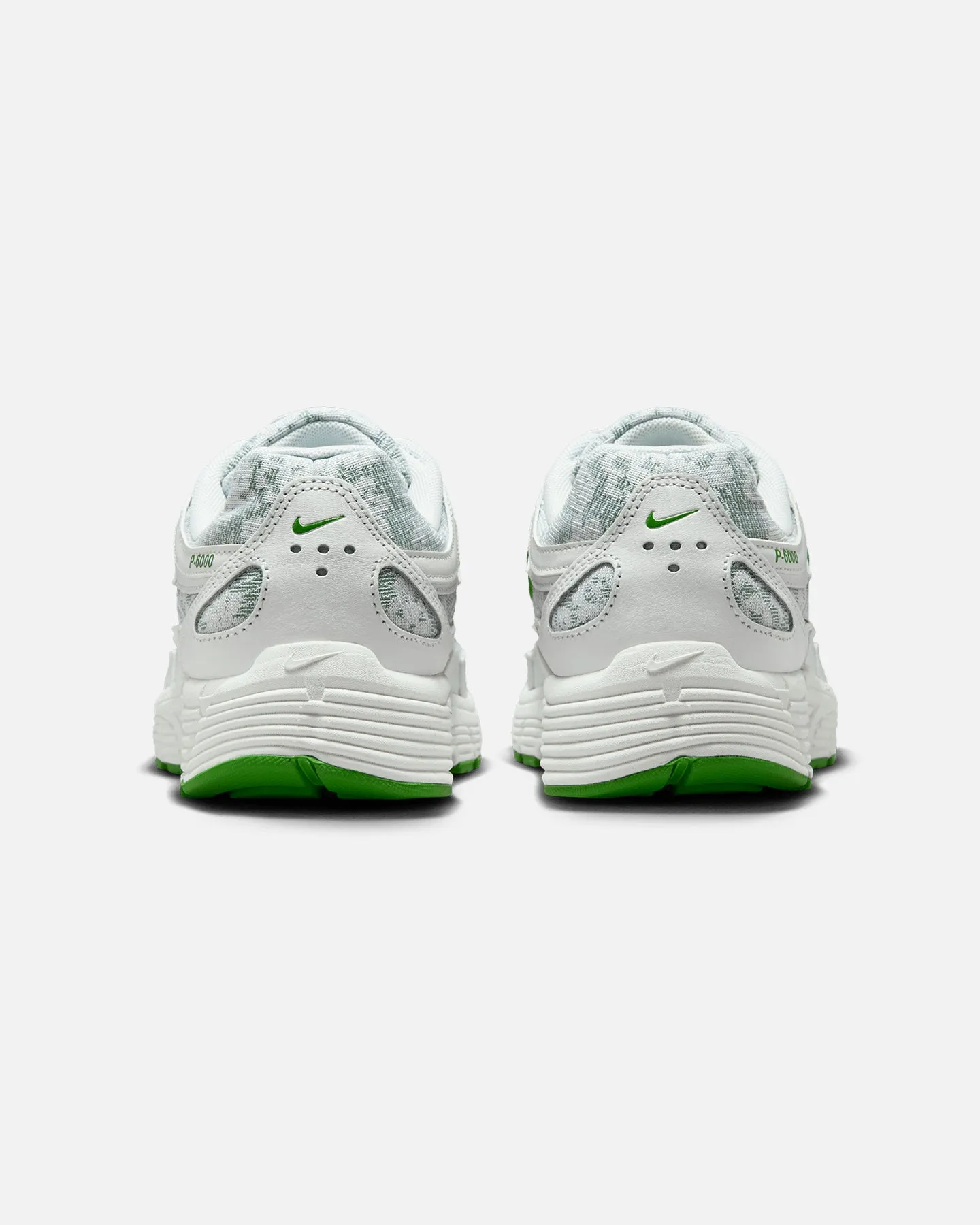 Dual Density Foam Layers Nike Women's P-6000 Summit White/Kelly Green
