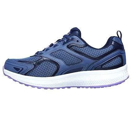 Skechers scarpa da corsa da donna Go Run Consistent 128075 BLPR blu viola Aerobic Performance Optimized running in a martial arts studio shoes