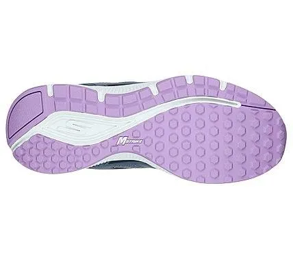 Skechers scarpa da corsa da donna Go Run Consistent 128075 BLPR blu viola adjustable - straps - adjustability shoes