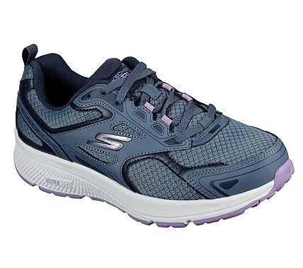 Unibody Knit Structure TPU Stability Skechers scarpa da corsa da donna Go Run Consistent 128075 BLPR blu viola