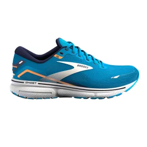 Trail Walk Brooks scarpa da corsa da uomo Ghost 15 1103931D480 blu chiaro-arancio