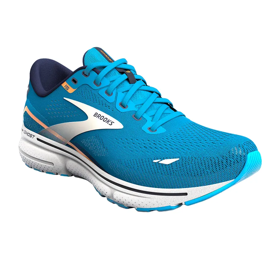 Marathon niche - market shoes Brooks scarpa da corsa da uomo Ghost 15 1103931D480 blu chiaro-arancio